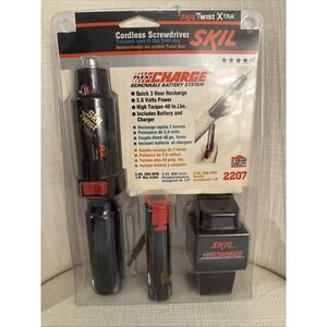 Skil Twist Xtra 2207 Cordless Reversing Screwdriver 2207 Flexi-Charge NEW